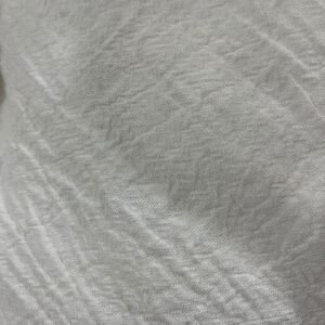 Gasa de algodon arrugada 2,2 de ancho blanca