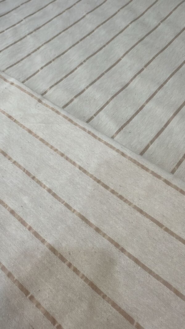 Tusor 3m de ancho raya beige - Imagen 2