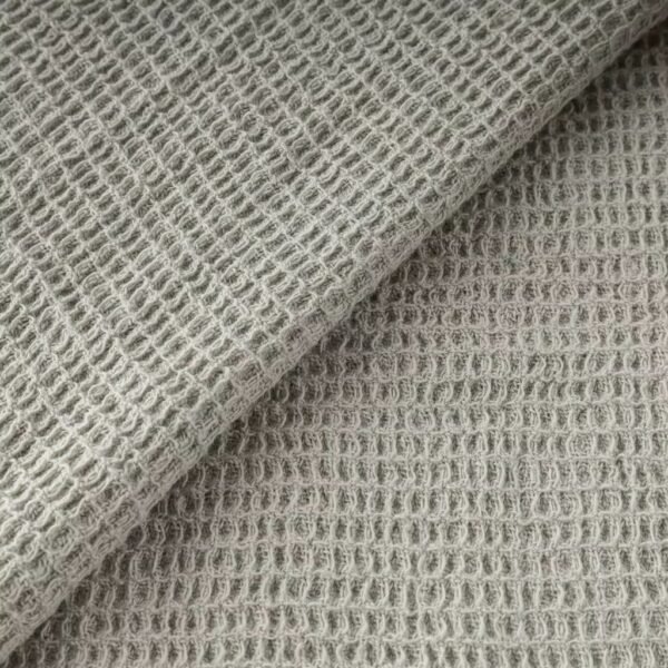 Tejido wafle Gris perla