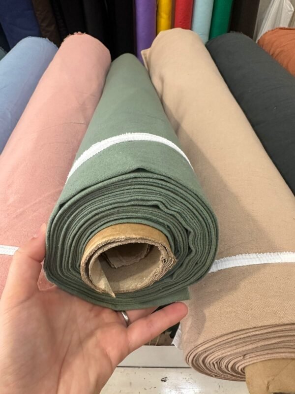 Tusor 1,5 de ancho finito verde seco