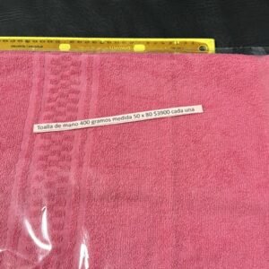 Toalla de mano lista para usar 400 gramos
