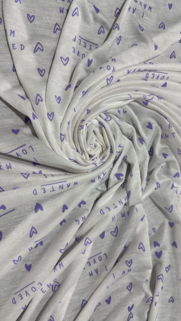 Jersey finito estampado