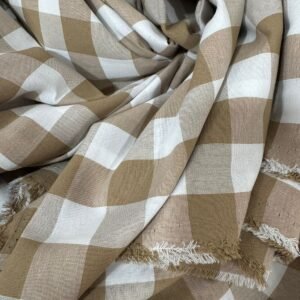 Tela cuadrilla 70% Algodon 30% Poliester