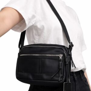 Bandolera Nylon en color negro