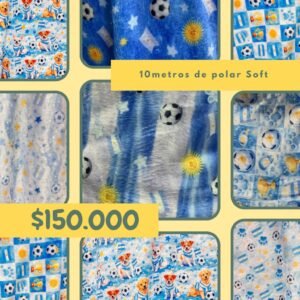 10METROS DE POLAR SOFT ESTAMPADO ARGENTINA - SOLO ONLINE